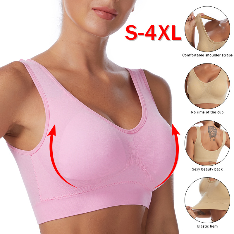 Wirefree Bra Comfort - Sutiã respirável sem costura para mulheres,