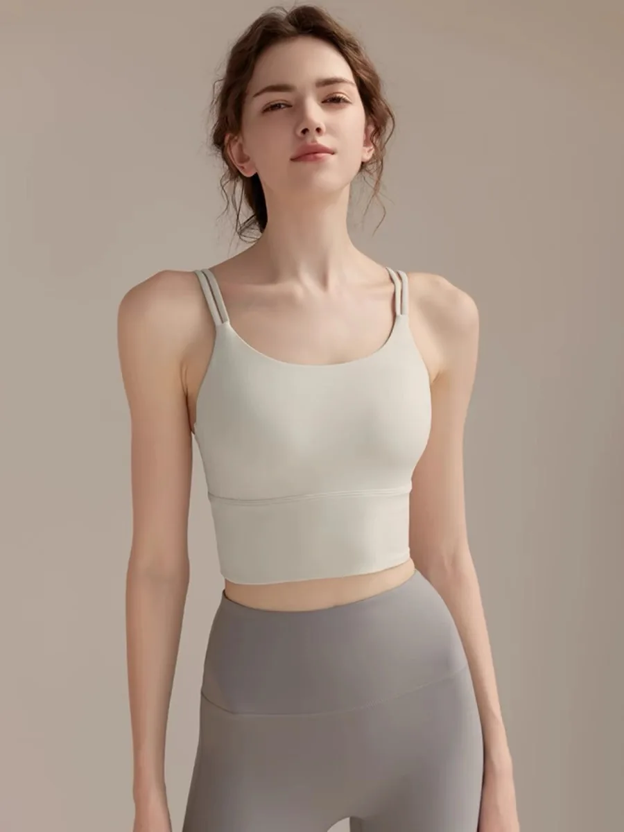 Sports Bra Racerback - Colete de Yoga Respirável para Mulheres,