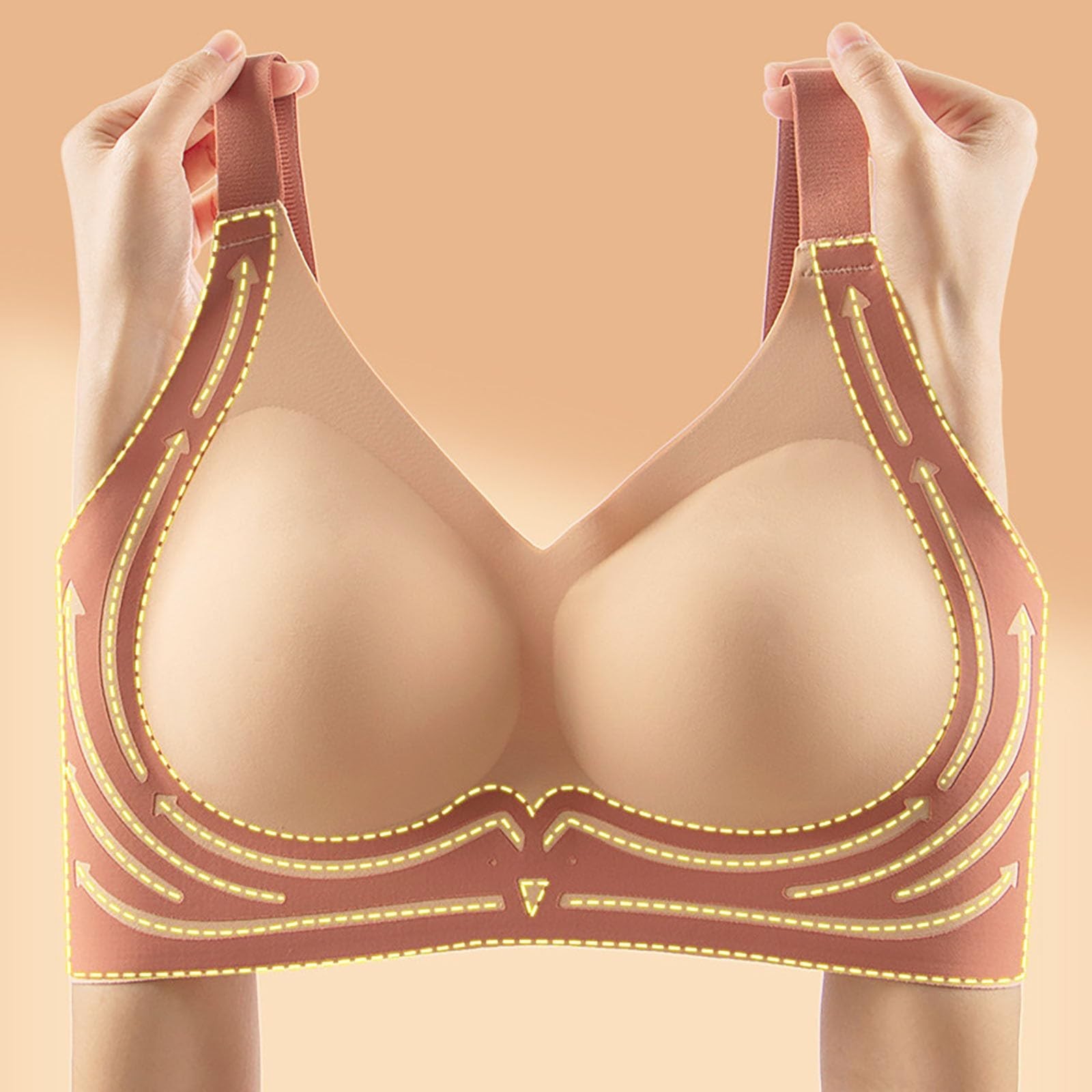 Sleep Bra Bralette - Mulheres sem costura sutiãs plus size