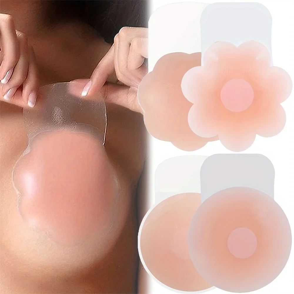Push Up Bra Silicone - 1 par de silicone capa de