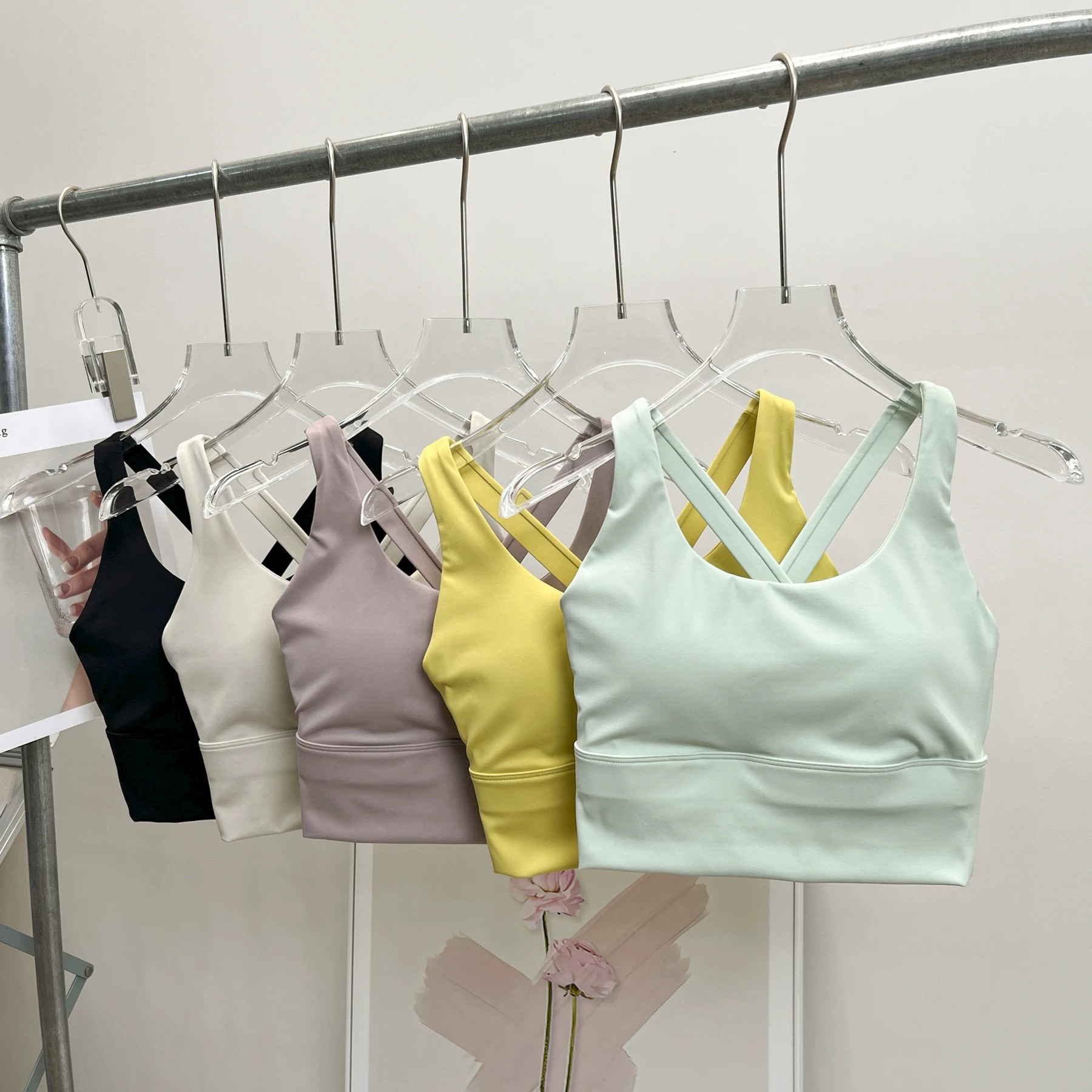 Plunge Bra Push Up - Sutiã esportivo à prova de choque