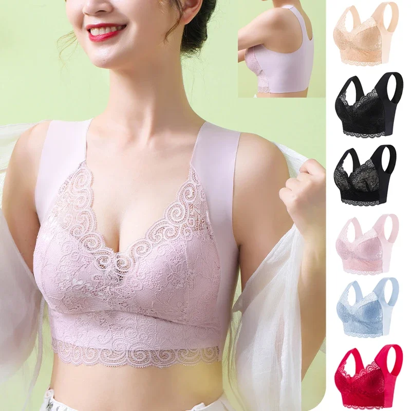 Sleep Bra Bralette - 1 pçs sutiã de renda sem