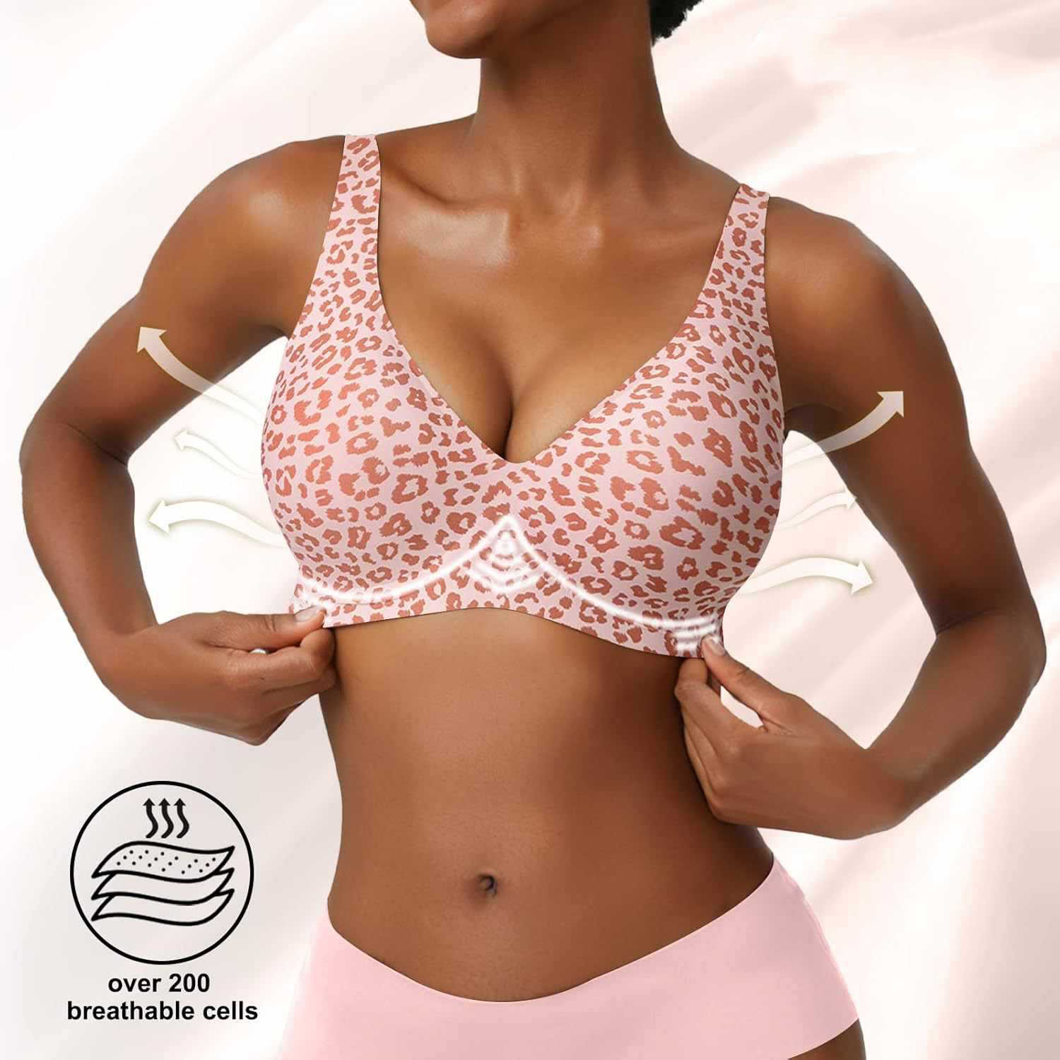 Sutiã Feminino Sem Costura com - Plunge Bra Push Up avaliação e preço