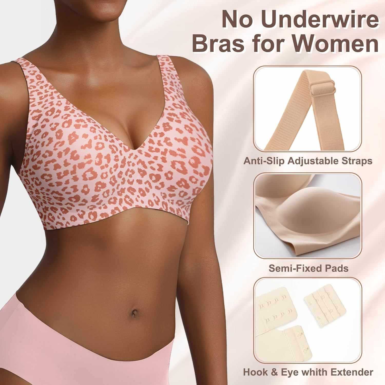 Sutiã Feminino Sem Costura com - Plunge Bra Push Up avaliação e preço