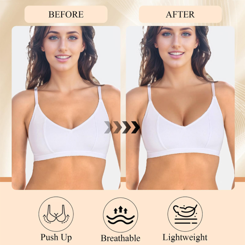 Kave 1/2 pares de sutiã pegajo - Push Up Bra Silicone avaliação e preço
