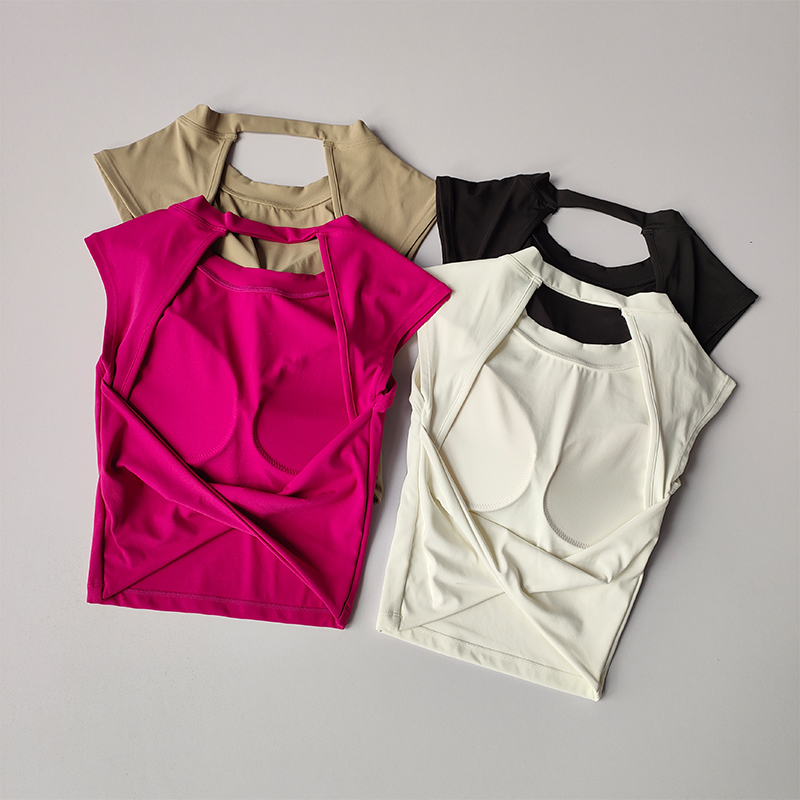 Top esportivo feminino com efe - T Shirt Bra Seamless avaliação e preço