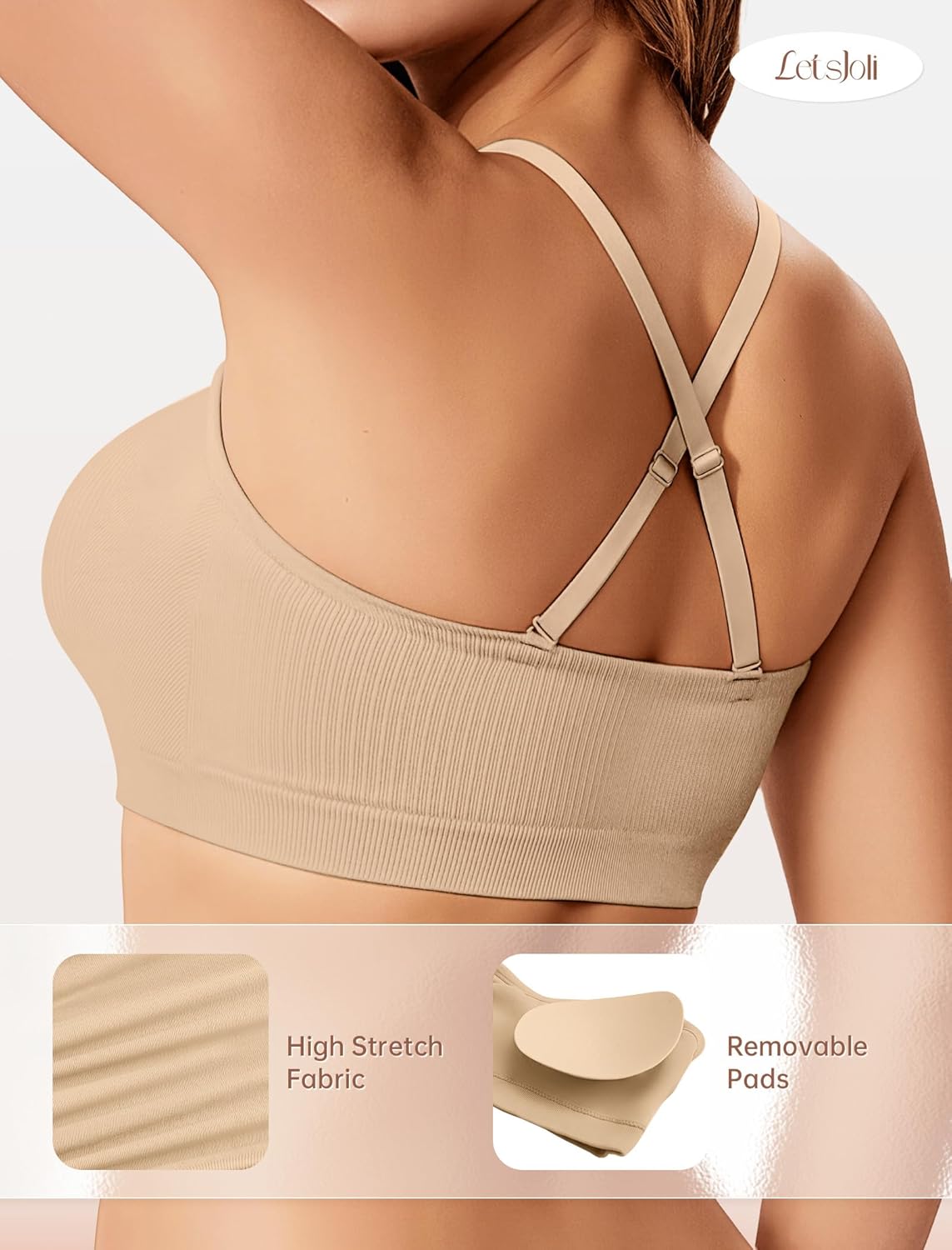 Sutiãs Sem Alças LetsJoli para - Underwire Bra Padded avaliação e preço