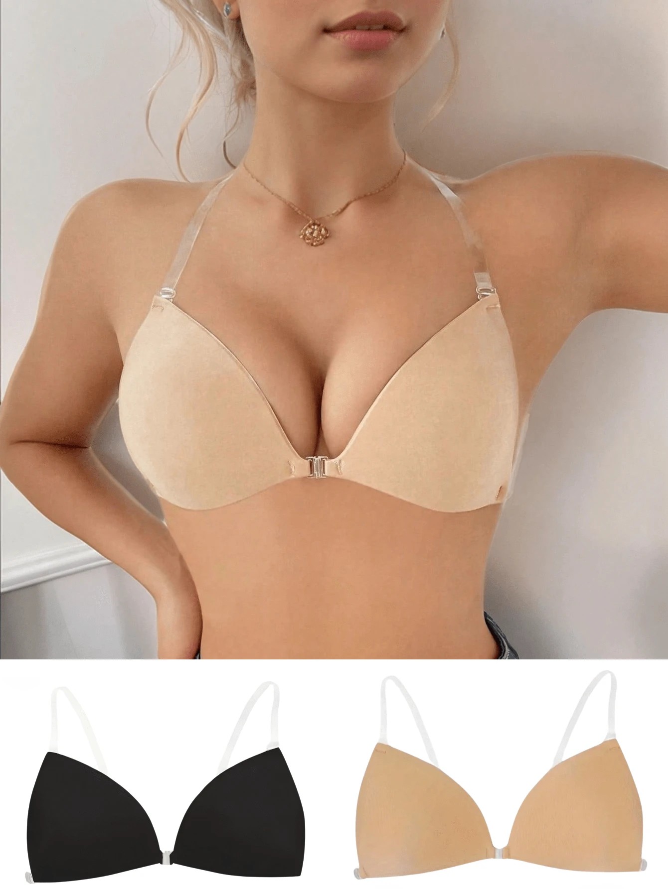 Sutiã pegajoso para mulheres s - Backless Bra Sticky avaliação e preço