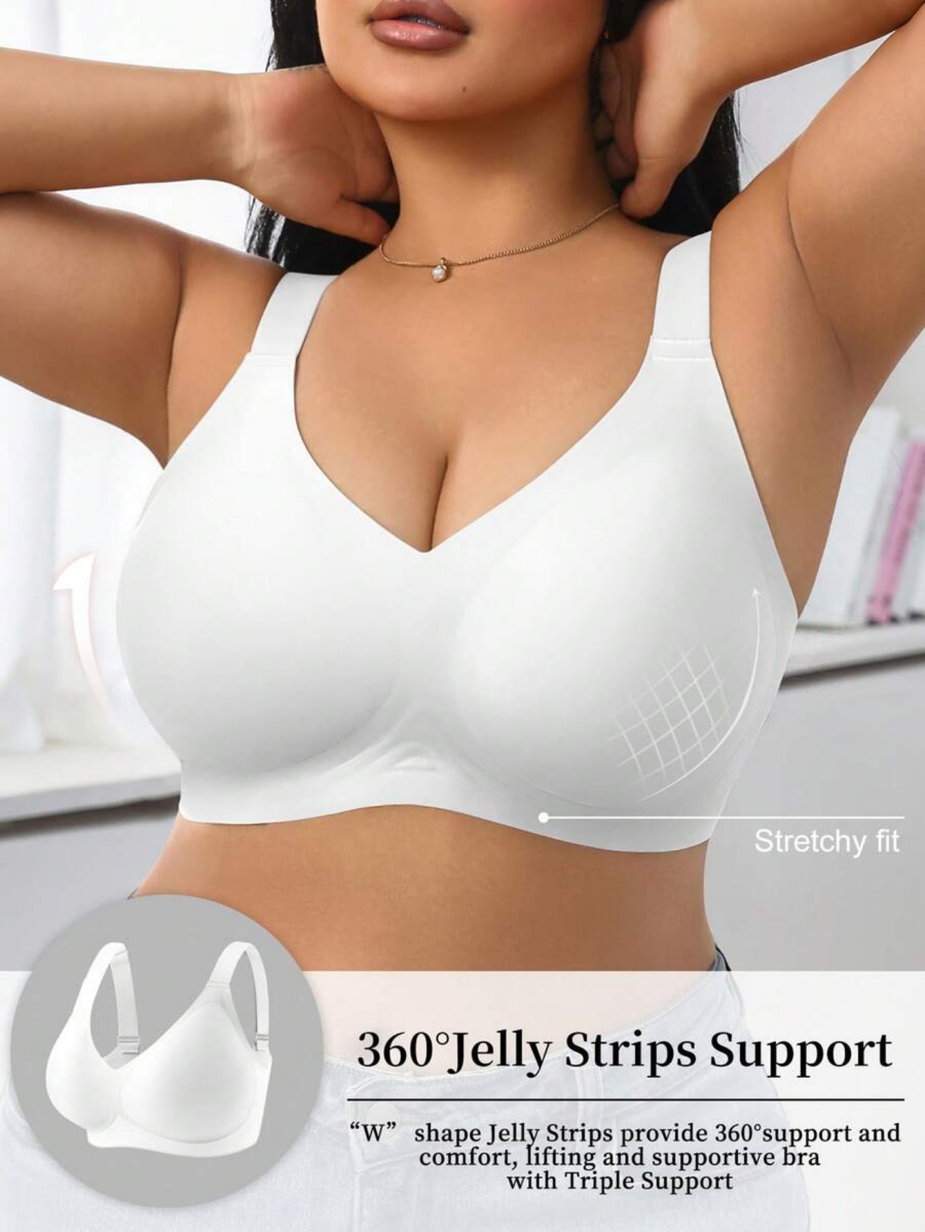 Sutiã Esportivo Feminino de Al - Wirefree Bra Comfort avaliação e preço