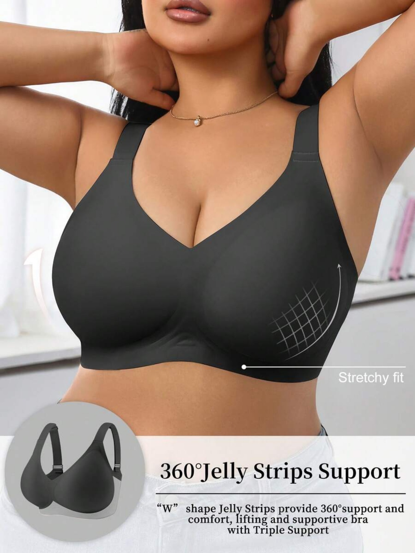 Sutiã Esportivo Feminino de Al - Wirefree Bra Comfort avaliação e preço