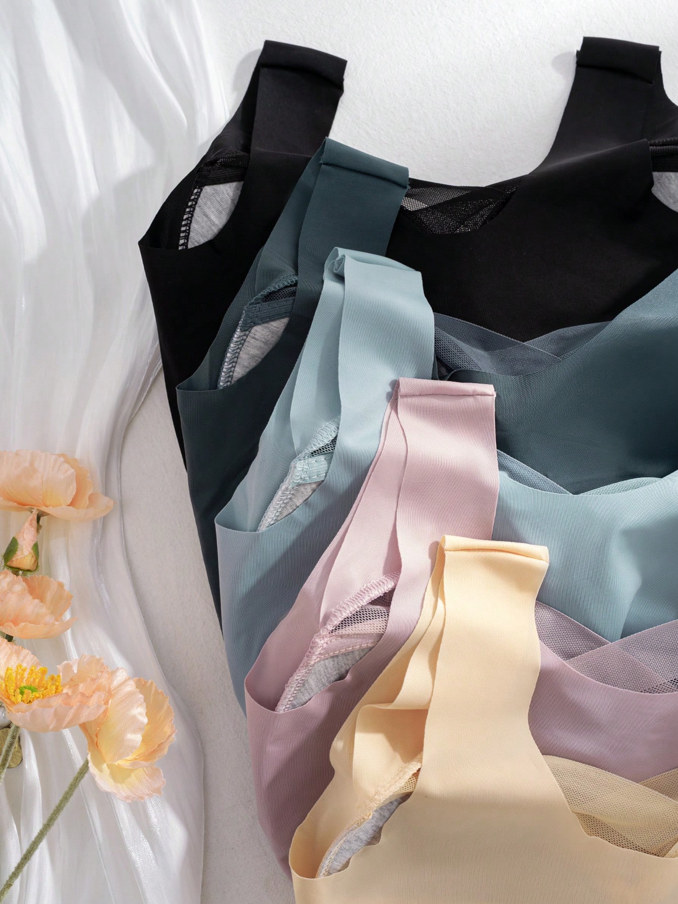 Conjunto de 5 Sutiãs Sem Costu - Sleep Bra Bralette avaliação e preço
