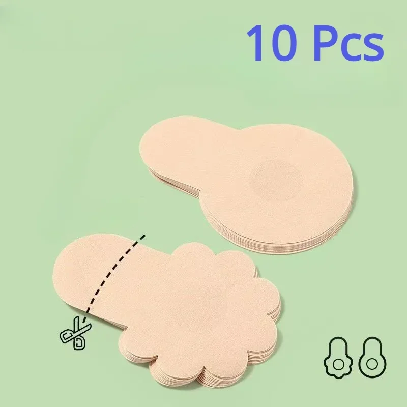 10 pçs feminino invisível mama - Strapless Bra Adhesive avaliação e preço