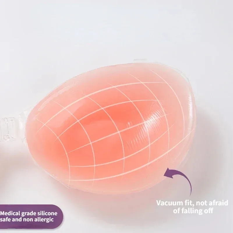 Sutiã de silicone invisível pu - Backless Bra Sticky avaliação e preço