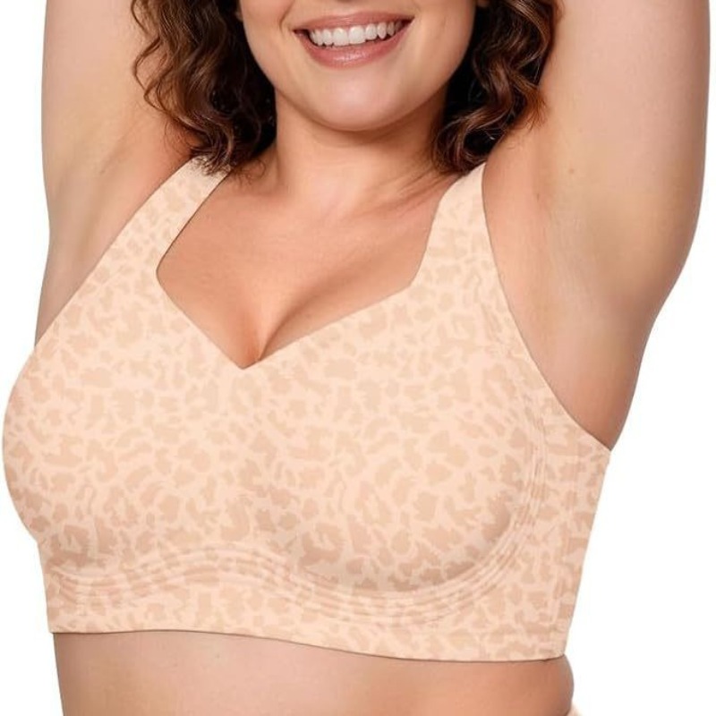 Sutiãs Leopard Jelly sem aro,  - Plunge Bra Push Up avaliação e preço