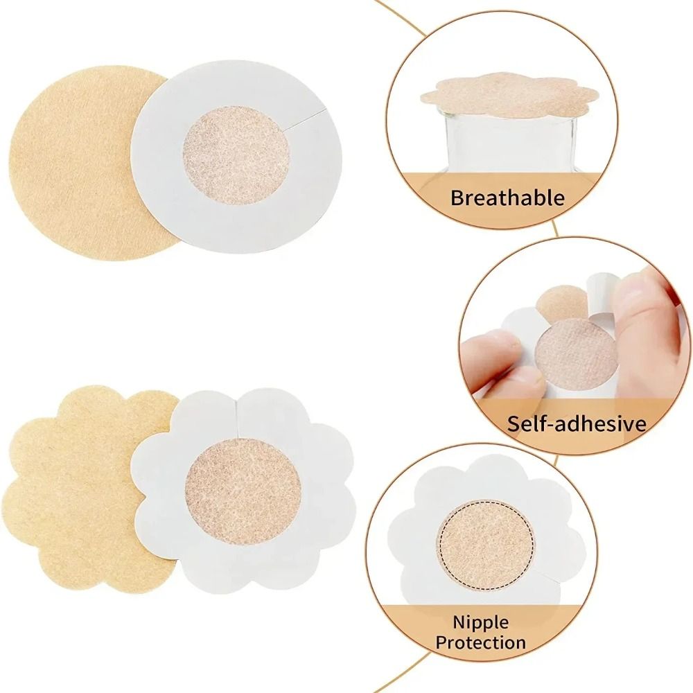 Non-woven mamilo capa adesivos - Strapless Bra Adhesive avaliação e preço