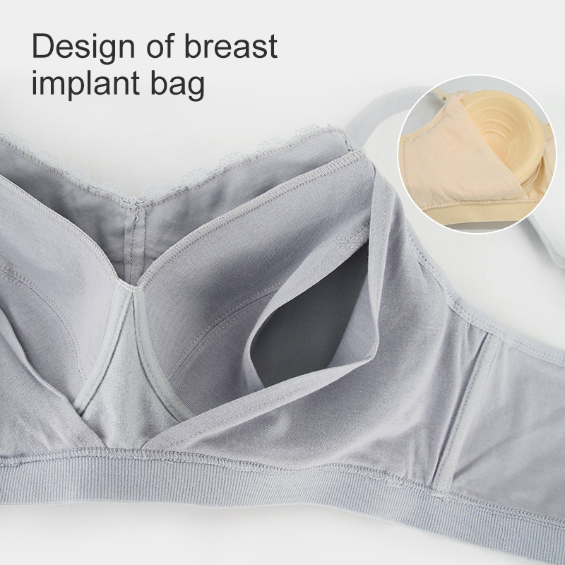 6052 formas de mama silicone s - Mastectomy Bra Pocket avaliação e preço