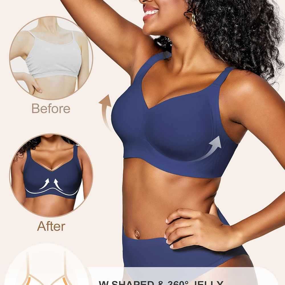 Sutiã feminino sem costura, se - Wirefree Bra Comfort avaliação e preço
