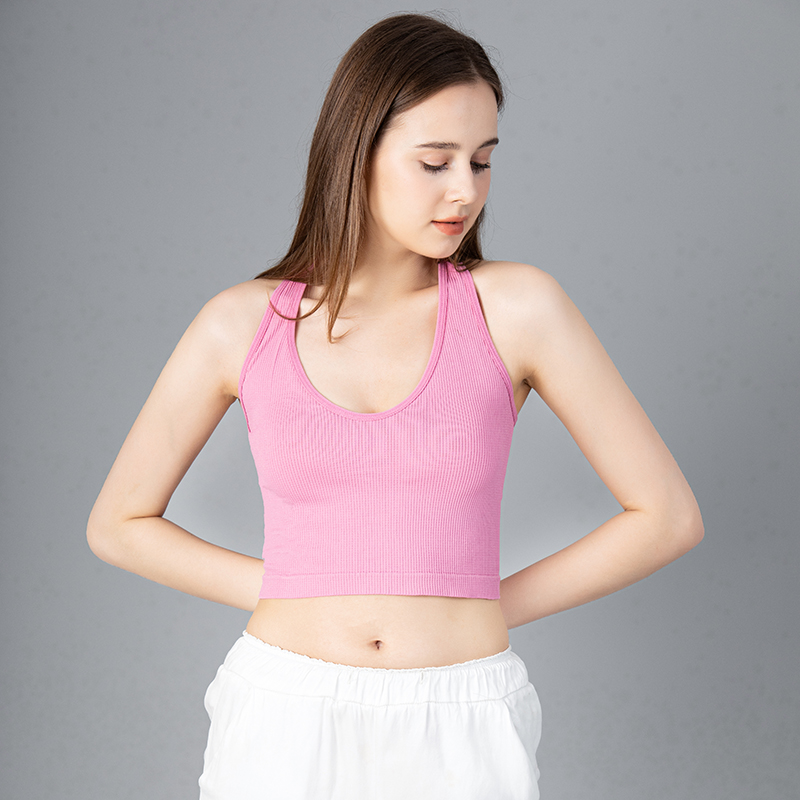 Halter-neck topos feminino sex - T Shirt Bra Seamless avaliação e preço