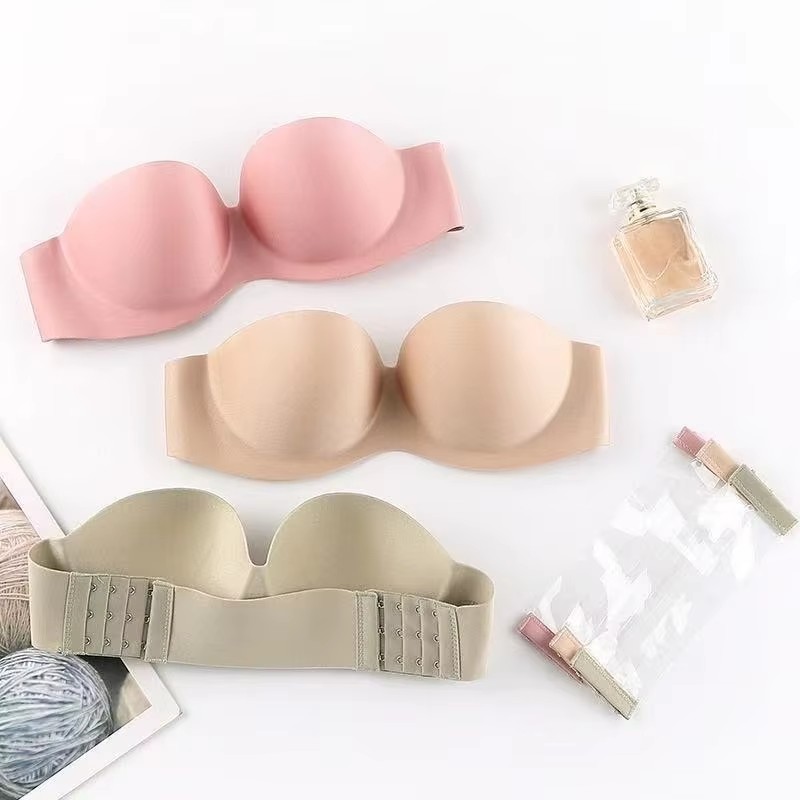 Sutiã feminino sexy sem alças, - Cotton Bra Everyday avaliação e preço