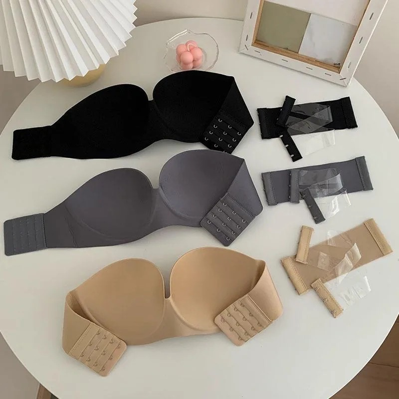 Sutiã feminino sexy sem alças, - Cotton Bra Everyday avaliação e preço