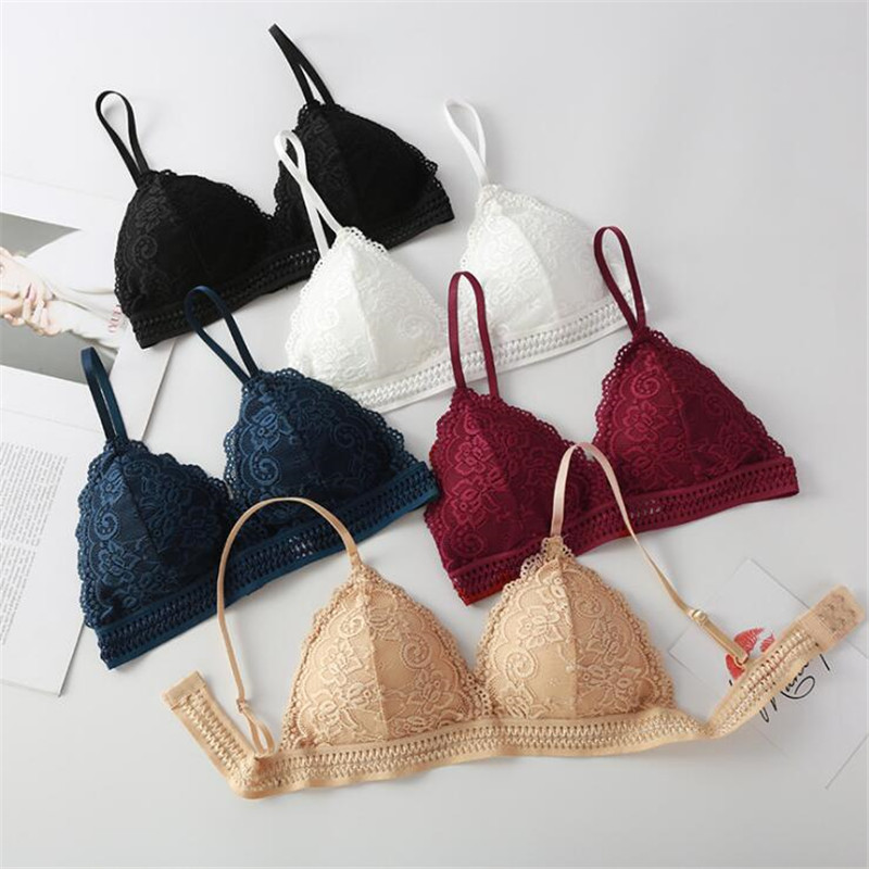 Sutiã Feminino 2026 Novo Estil - Lace Bralette Set avaliação e preço