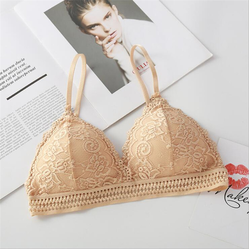 Sutiã Feminino 2026 Novo Estil - Lace Bralette Set avaliação e preço
