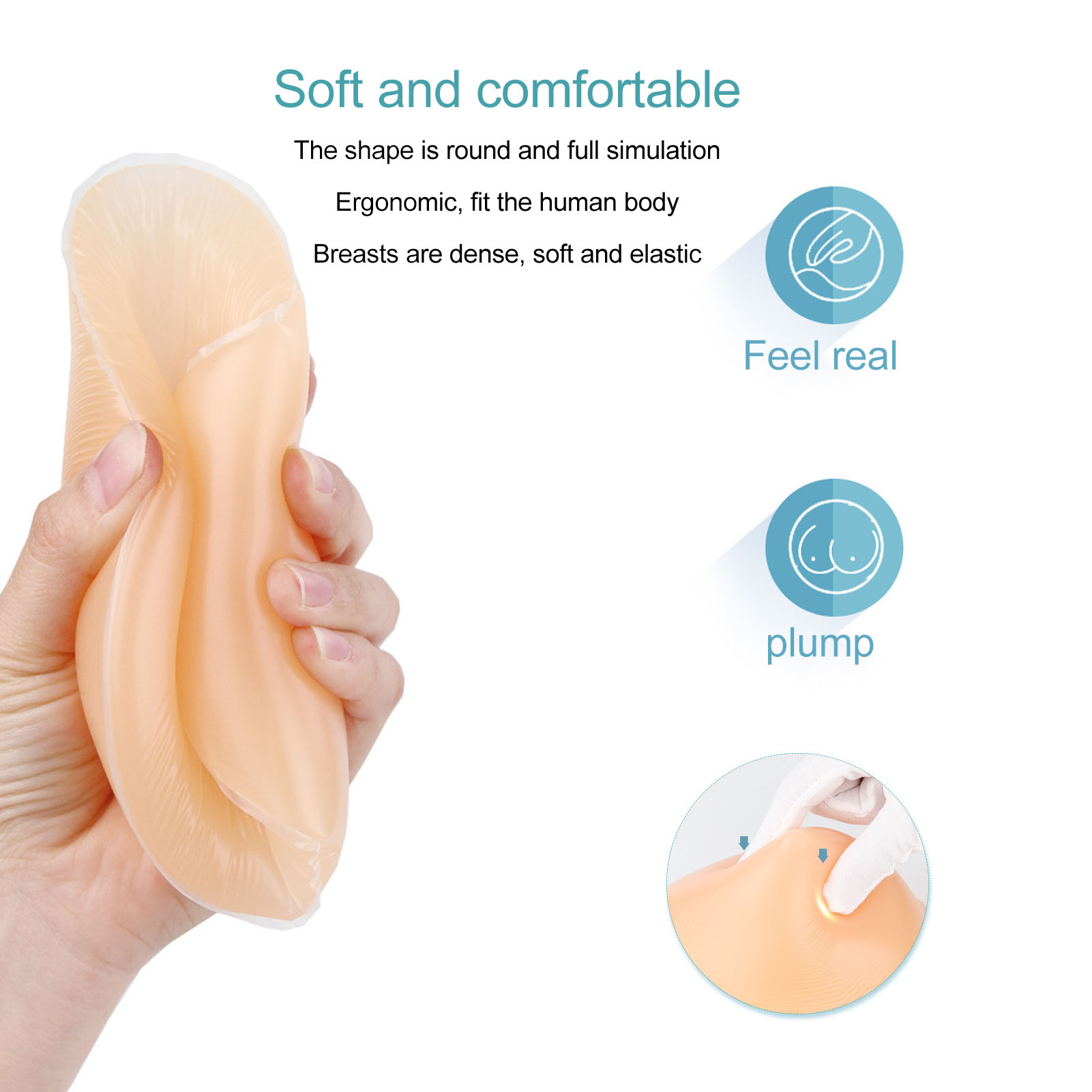 Almofada de Silicone para Suti - Mastectomy Bra Pocket avaliação e preço
